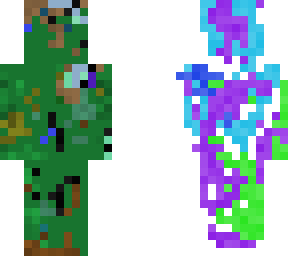 skin that my little sister made (she's four)!