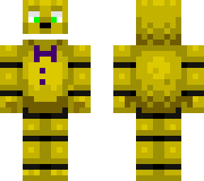 SpringBonnie FNAF 4 uptaded | Minecraft Skin