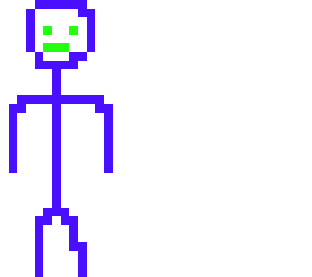 stick blue