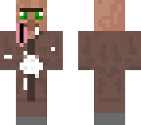this is what a villager looks like after they eat to much sugar.....