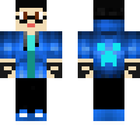 traje azul