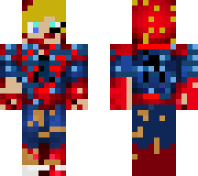 very broken spiderman suit