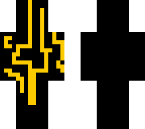 yellow and black