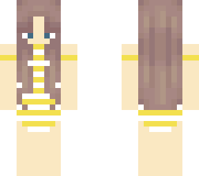 yellow and white stripes bathingsuit