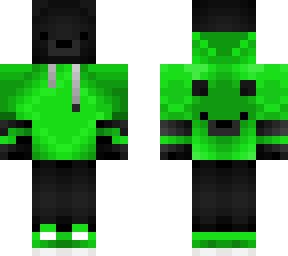 black bear with green clothes
