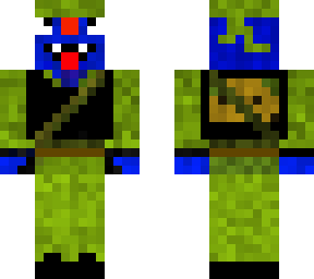 blue army monster