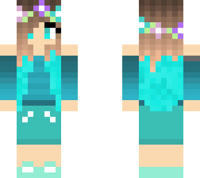 blue girl