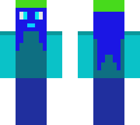 blue girl