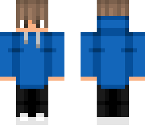 boy tryhard in blue hoodie (redone)