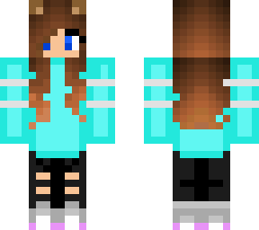 chew cyan top