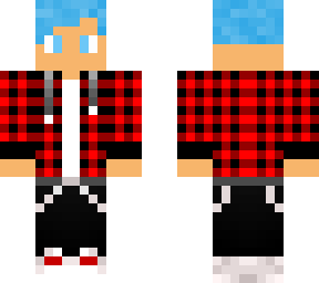 cool guy with blue hair
