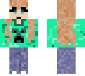 creeper hoodie girl