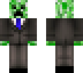 creeper in a suit (part of the mobs in a suit series)