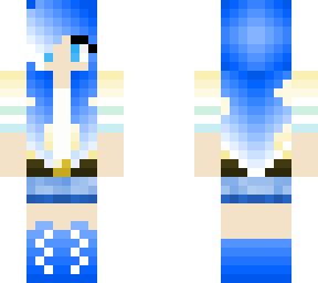 cute blue candy girl  custom request