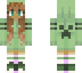 girl in creeper hoodie