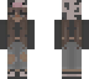 girl w cow hood