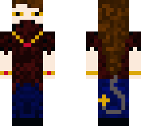 golden star aries  hardcore minecraft team skin #1: girl 1