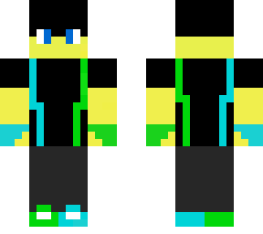 green and blue guy