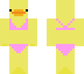it is beauty, it is grace, it is... a duck ina bikini