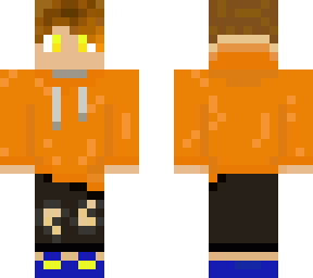 orange hoodie boy
