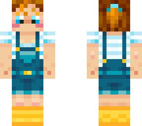 overalls - blue