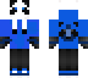 pink/blue panda
