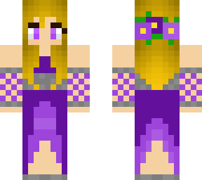 purple dress