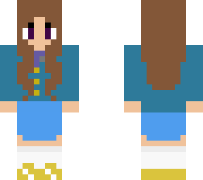purple eyes school uniform girl