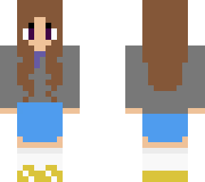 purple eyes school uniform girl-no jacket