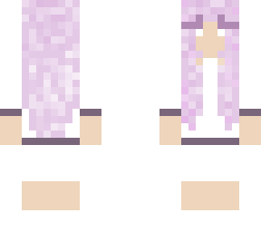 purple pastel aesthetic girl