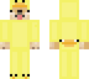 shiba inu in duckie onesie (improved)