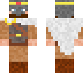 viking king with cloak