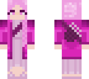 ballgown girl with hair ribbon