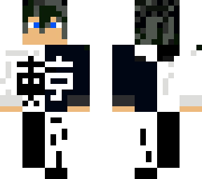 black and white hoodie skin