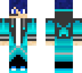 blue hoodie