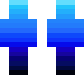 blue ombr wave skin