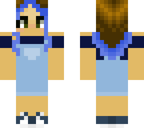 blue overalls