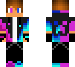 boy purple and blue