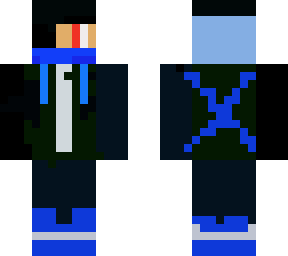 boy skin with a mask