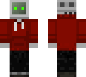 computer white red