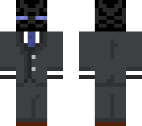 ender man in suit