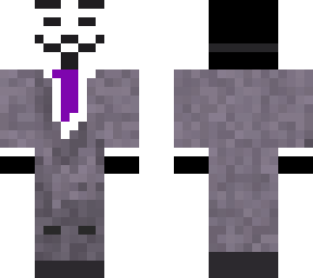 enderman with anonymus mask