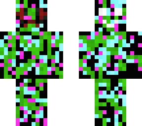 glitched two face