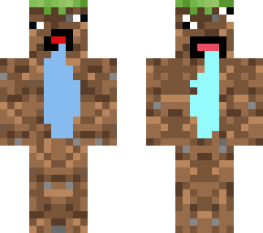 grass block faces