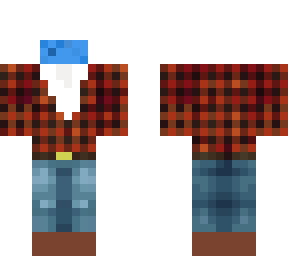 lumberjack template with mask