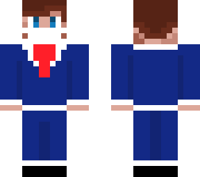man in blue costume with facemask