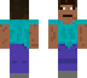 noob steve backwards
