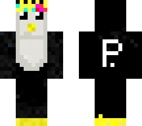 penguin with crown