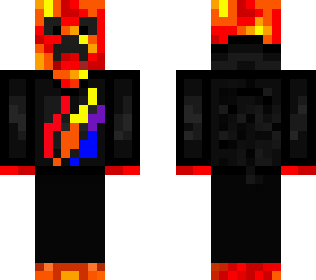 prestonplayz with rainbow fire