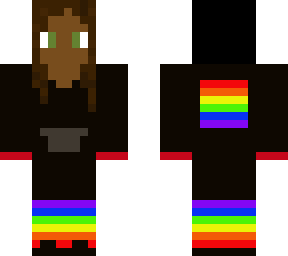 rainbow outfit skin